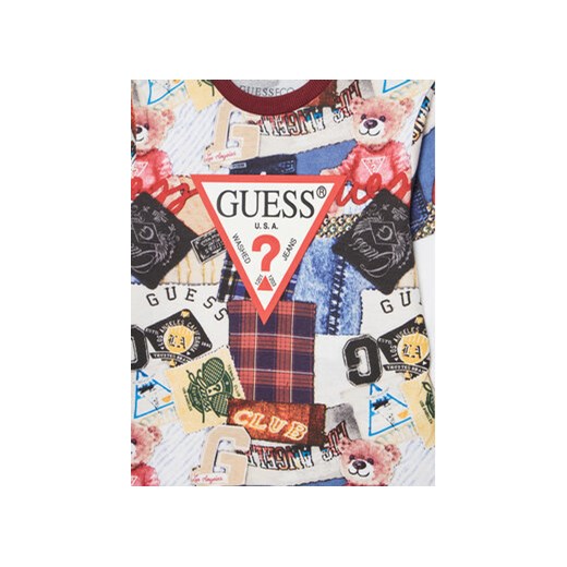 Guess Komplet dziecięcy N5YG00 K8HM4 Bordowy Regular Fit Guess 6Y MODIVO