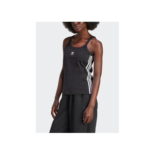 adidas Top 3-Stripes IU2431 Czarny Regular Fit M MODIVO