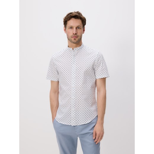 Reserved - Koszula slim fit ze stójką - jasnoniebieski ze sklepu Reserved w kategorii Koszule męskie - zdjęcie 183887133