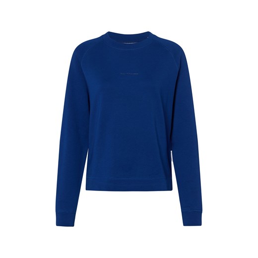 Marc O'Polo Denim Bluza damska Kobiety Bawełna błękit królewski jednolity ze sklepu vangraaf w kategorii Bluzy damskie - zdjęcie 183887200
