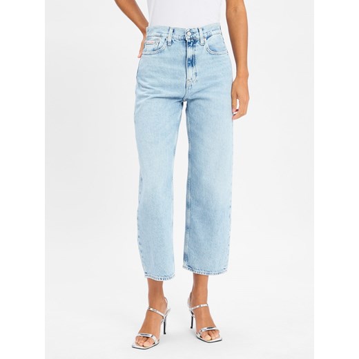 Calvin Klein Jeans Dżinsy o dopasowanym kroju Kobiety Bawełna bielony jednolity ze sklepu vangraaf w kategorii Jeansy damskie - zdjęcie 183887231