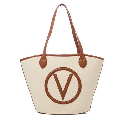 VALENTINO HANDBAGS Sprzedawca damski - Covent Kobiety Tekstylia piaskowy marmurkowy ze sklepu vangraaf w kategorii Torby Shopper bag - zdjęcie 183887232