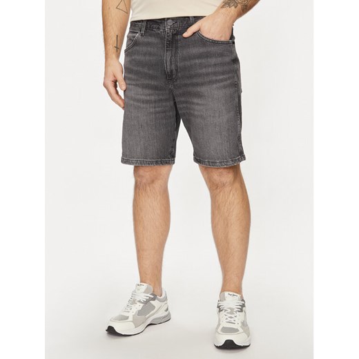 Wrangler Szorty jeansowe Frontier 112350897 Szary Relaxed Fit Wrangler 32 MODIVO
