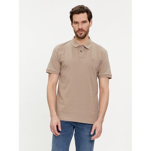 Boss Polo Passenger 50507803 Brązowy Slim Fit L MODIVO