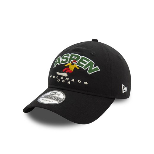 New Era Czapka z daszkiem Washed Aspen Ski 9TWENTY 60580870 Czarny ze sklepu MODIVO w kategorii Czapki z daszkiem męskie - zdjęcie 183890974