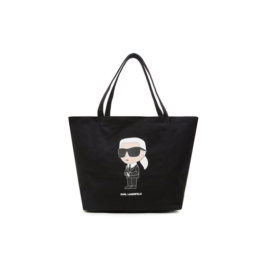KARL LAGERFELD Torebka 230W3180 Czarny ze sklepu MODIVO w kategorii Torby Shopper bag - zdjęcie 183891012