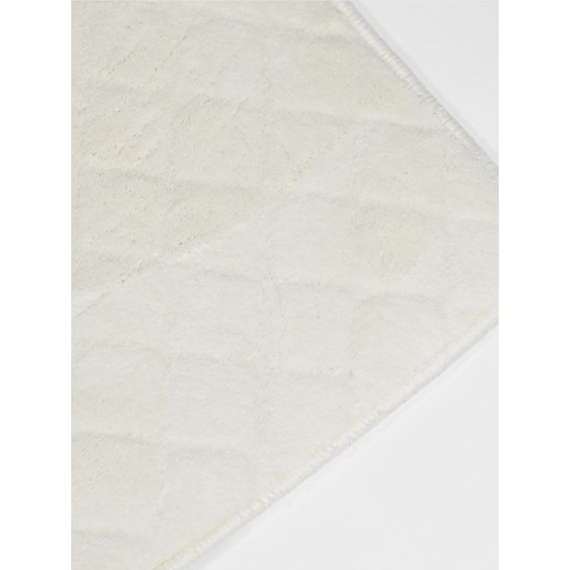 Sinsay - Dywan z tłoczeniem w kratkę - kremowy Sinsay One Size Sinsay