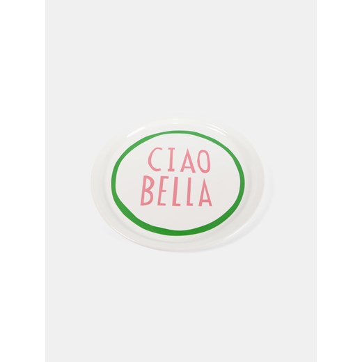 Sinsay - Talerz z napisem Ciao Bella - zielony Sinsay One Size Sinsay