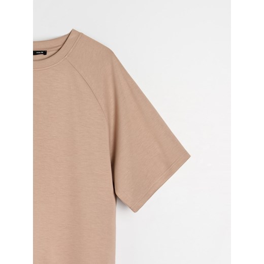 Sinsay - Bluza z domieszką wiskozy - brązowy Sinsay L Sinsay