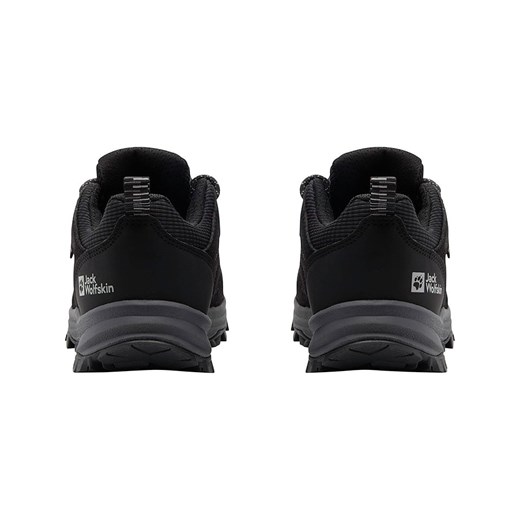Buty trekkingowe dziecięce Jack Wolfskin z tkaniny wiązane 