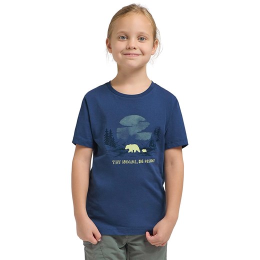 Jack Wolfskin Koszulka &quot;Graphic&quot; w kolorze granatowym ze sklepu Limango Polska w kategorii T-shirty chłopięce - zdjęcie 183892904