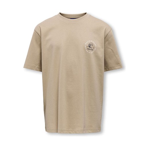ONLY &amp; SONS Junior Koszulka &quot;Bob&quot; w kolorze beżowym ze sklepu Limango Polska w kategorii T-shirty chłopięce - zdjęcie 183892970