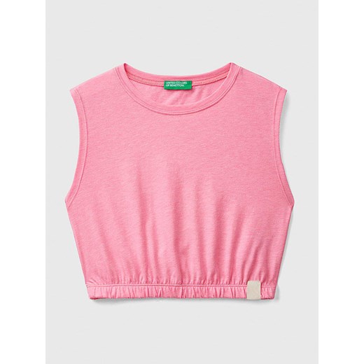 Benetton Top w kolorze jasnoróżowym ze sklepu Limango Polska w kategorii Bluzki dziewczęce - zdjęcie 183893330