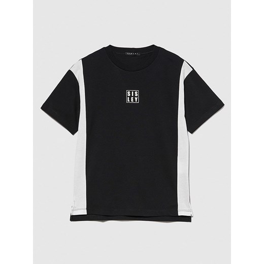 Sisley Koszulka w kolorze czarnym ze sklepu Limango Polska w kategorii T-shirty chłopięce - zdjęcie 183893382