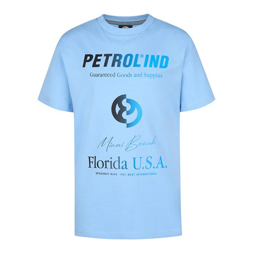 Petrol Industries Koszulka w kolorze błękitnym ze sklepu Limango Polska w kategorii T-shirty chłopięce - zdjęcie 183893471