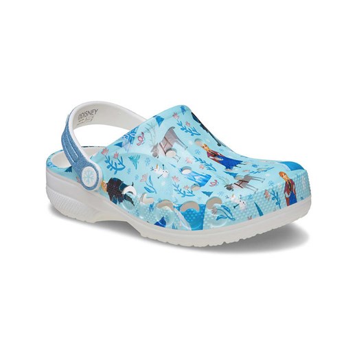 Crocs Chodaki &quot;Frozen Baya&quot; w kolorze błękitnym ze sklepu Limango Polska w kategorii Klapki damskie - zdjęcie 183893783