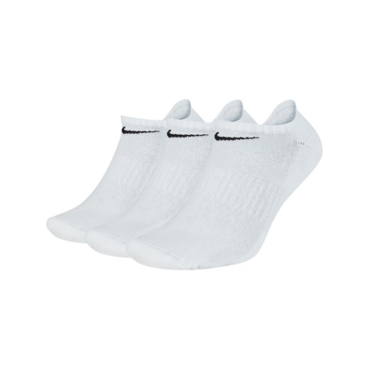 Skarpety treningowe no-show Nike Everyday Cushioned (3 pary) - Biel ze sklepu Nike poland w kategorii Skarpetki męskie - zdjęcie 183893854