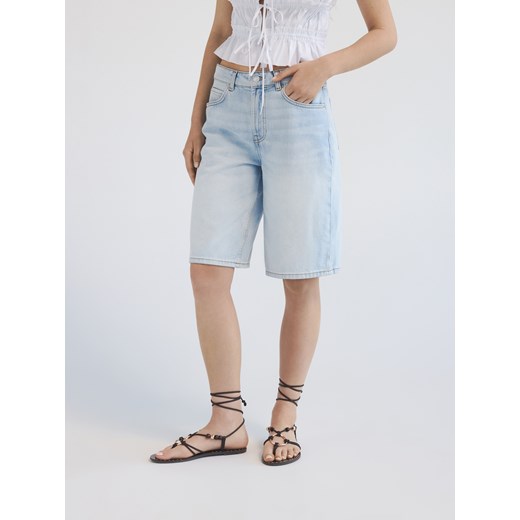 Reserved - Jeansowe szorty - niebieski ze sklepu Reserved w kategorii Szorty - zdjęcie 183894140