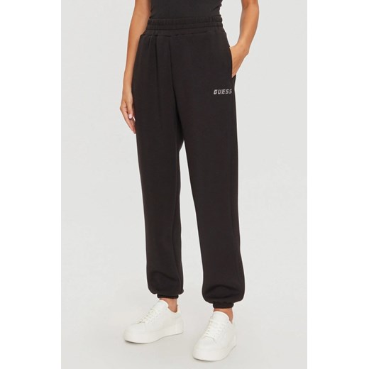 GUESS Czarne damskie spodnie dresowe Cecilia, Rozmiar XS ze sklepu outfit.pl w kategorii Spodnie damskie - zdjęcie 183894371