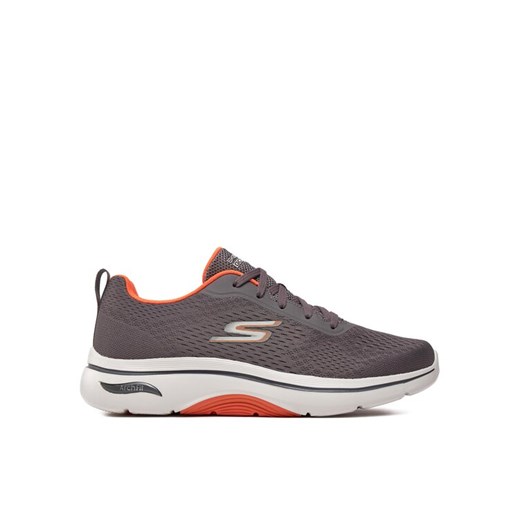 Sneakersy Skechers Go Walk Arch Fit 2.0-Idyllic 2 216516/CCOR Szary ze sklepu eobuwie.pl w kategorii Buty sportowe męskie - zdjęcie 183894541