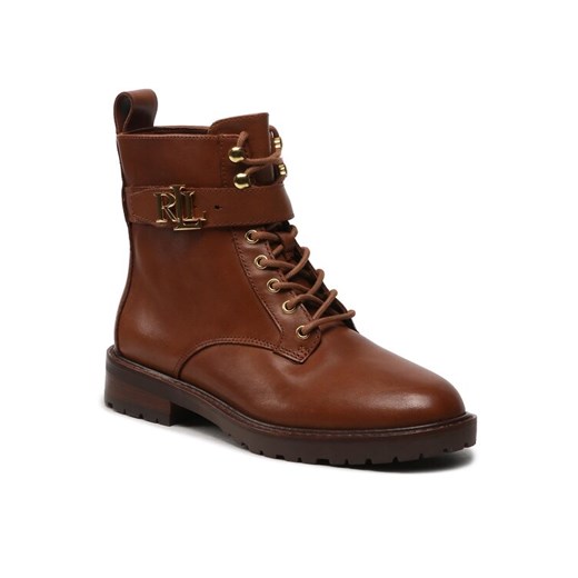 Botki LAUREN RALPH LAUREN Elridge 802838413002 Brązowy 38 eobuwie.pl