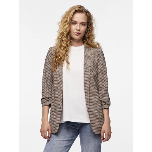 Pieces Marynarka Bosella 17126850 Beżowy Regular Fit ze sklepu MODIVO w kategorii Marynarki damskie - zdjęcie 183894943