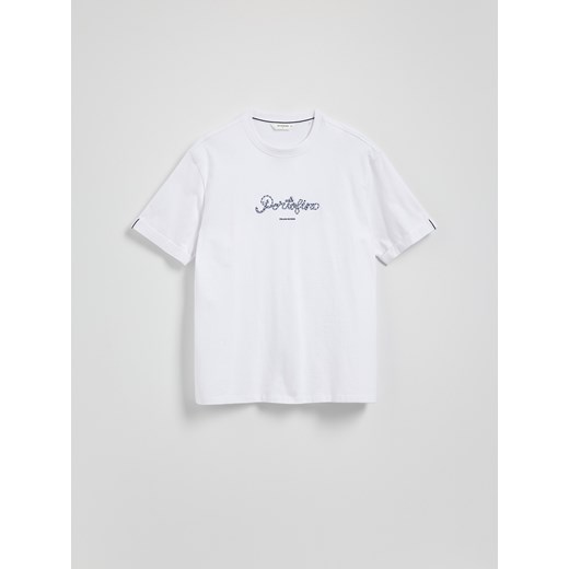 Reserved - T-shirt comfort fit - biały ze sklepu Reserved w kategorii T-shirty męskie - zdjęcie 183895450