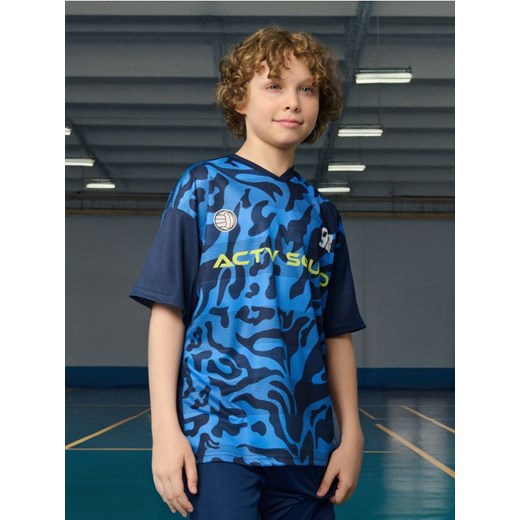 Sinsay - Koszulka Active - granatowy ze sklepu Sinsay w kategorii T-shirty chłopięce - zdjęcie 183896381