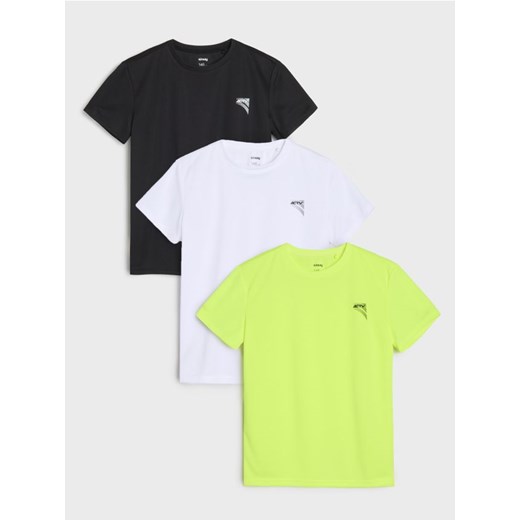 Sinsay - Koszulki 3 pack Active - czarny ze sklepu Sinsay w kategorii T-shirty chłopięce - zdjęcie 183896382