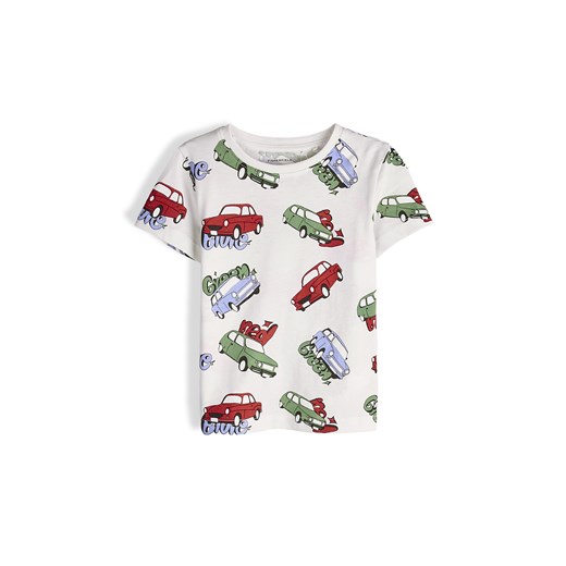 GATE Bawełniana koszulka z nadrukiem 4Y ze sklepu gateshop w kategorii T-shirty chłopięce - zdjęcie 183897832