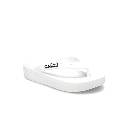 Crocs Japonki &quot;Classic Platform&quot; w kolorze białym ze sklepu Limango Polska w kategorii Klapki damskie - zdjęcie 183898241