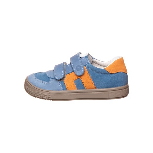 Ricosta Skórzane sneakersy w kolorze niebiesko-pomarańczowym ze sklepu Limango Polska w kategorii Buty sportowe dziecięce - zdjęcie 183898810