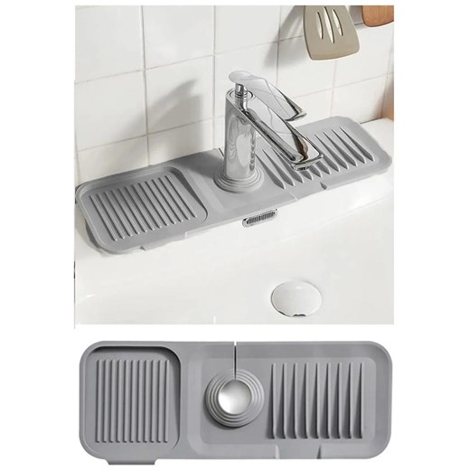 Violeta Home Mata w kolorze szarym do ociekania - 37 x 13,7 x 1,5 cm ze sklepu Limango Polska w kategorii Akcesoria kuchenne - zdjęcie 183899131