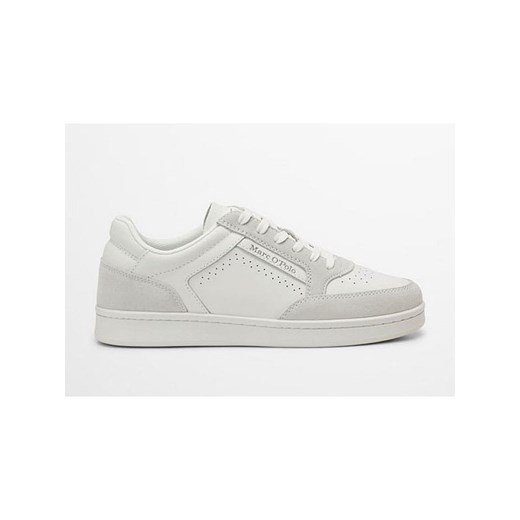 Marc O´Polo Skórzane sneakersy w kolorze biało-szarym ze sklepu Limango Polska w kategorii Buty sportowe damskie - zdjęcie 183899174