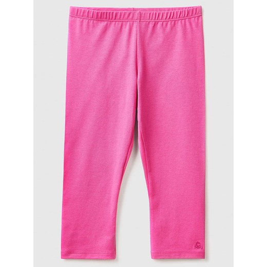 Benetton Legginsy w kolorze różowym ze sklepu Limango Polska w kategorii Spodnie dziewczęce - zdjęcie 183899570