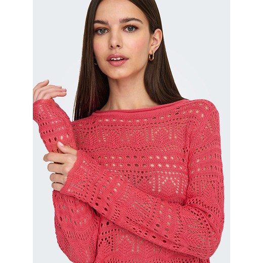 Sweter damski Jdy z okrągłym dekoltem 