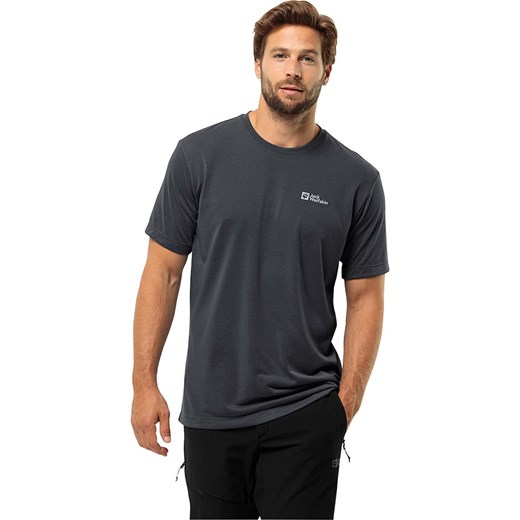 Jack Wolfskin Koszulka funkcyjna &quot;Vonnan&quot; w kolorze antracytowym ze sklepu Limango Polska w kategorii T-shirty męskie - zdjęcie 183900834