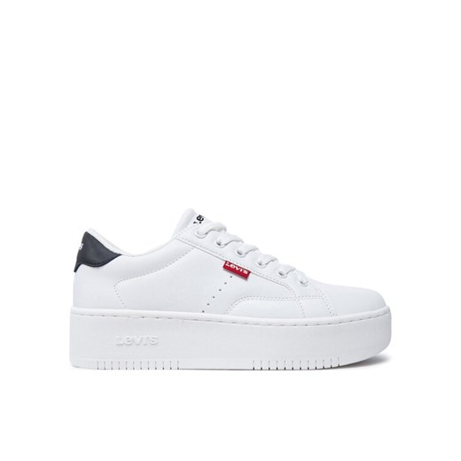 Sneakersy Levi's® VUNB0021S Biały ze sklepu eobuwie.pl w kategorii Buty sportowe damskie - zdjęcie 183902234