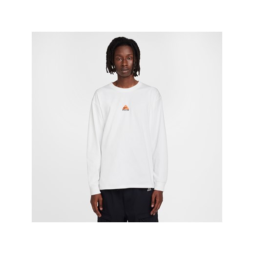 Męski T-shirt z długim rękawem Nike ACG „Lungs” - Biel ze sklepu Nike poland w kategorii T-shirty męskie - zdjęcie 183902984