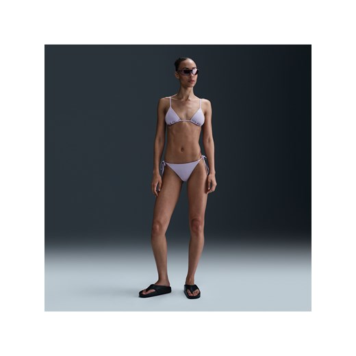 Damski dół od bikini wiązany sznurkami Nike Swim Essential - Fiolet ze sklepu Nike poland w kategorii Stroje kąpielowe - zdjęcie 183902991