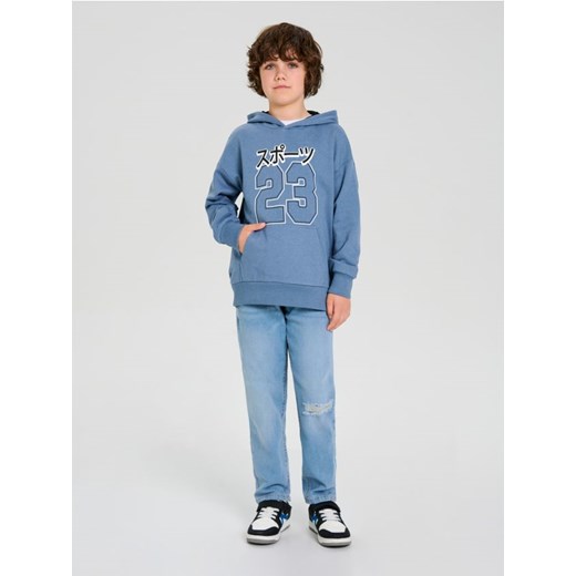 Sinsay - Bluza z kapturem - mid blue ze sklepu Sinsay w kategorii Bluzy chłopięce - zdjęcie 183903183