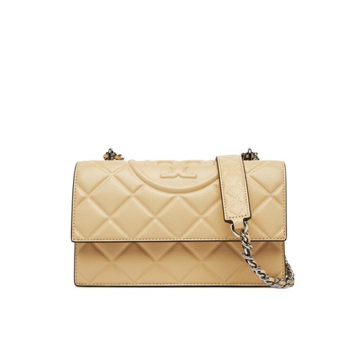 Torebka Tory Burch 164800 Beżowy ze sklepu eobuwie.pl w kategorii Kopertówki - zdjęcie 183903190