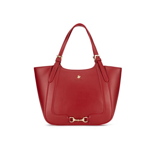 Torebka Beverly Hills Polo Club BHPC-K-044-06 Czerwony ze sklepu eobuwie.pl w kategorii Torby Shopper bag - zdjęcie 183903261