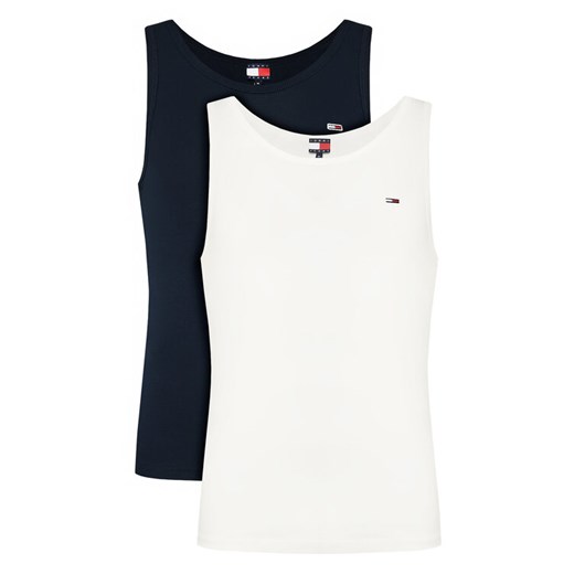 Tommy Jeans Komplet 2 tank topów DM0DM20769 Kolorowy Slim Fit ze sklepu MODIVO w kategorii T-shirty męskie - zdjęcie 183904191