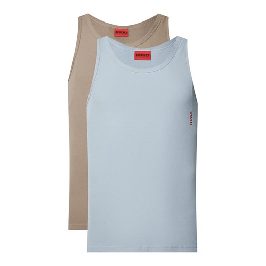 HUGO Komplet 2 tank topów 50469778 Kolorowy Slim Fit ze sklepu MODIVO w kategorii T-shirty męskie - zdjęcie 183904251