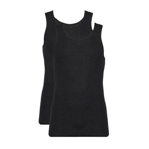 Resteröds Komplet 2 tank topów 7027 1 Czarny Slim Fit ze sklepu MODIVO w kategorii T-shirty męskie - zdjęcie 183904264