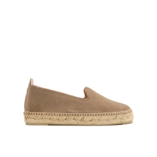 Manebi Espadryle Suede Flat Espadrilles K 1.9 N0 Brązowy ze sklepu MODIVO w kategorii Espadryle damskie - zdjęcie 183904281