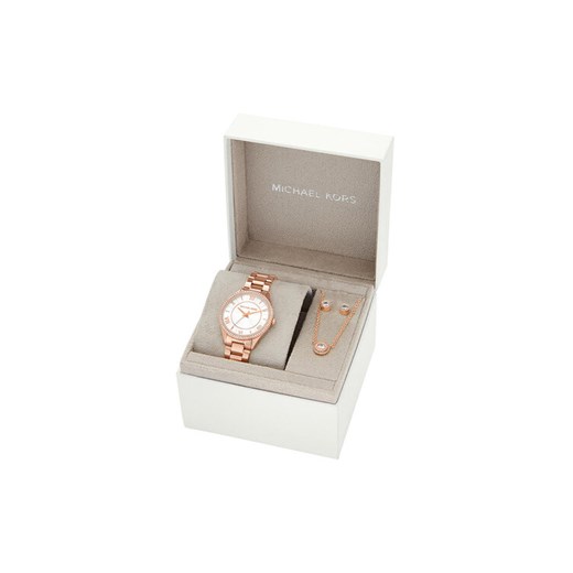 Michael Kors Zegarek Lauryn  MK4850SET Różowy ze sklepu MODIVO w kategorii Zegarki - zdjęcie 183904320
