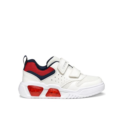 Geox Sneakersy J Illuminus J55GVA 014BU C0050 S Biały ze sklepu MODIVO w kategorii Buty sportowe dziecięce - zdjęcie 183904333