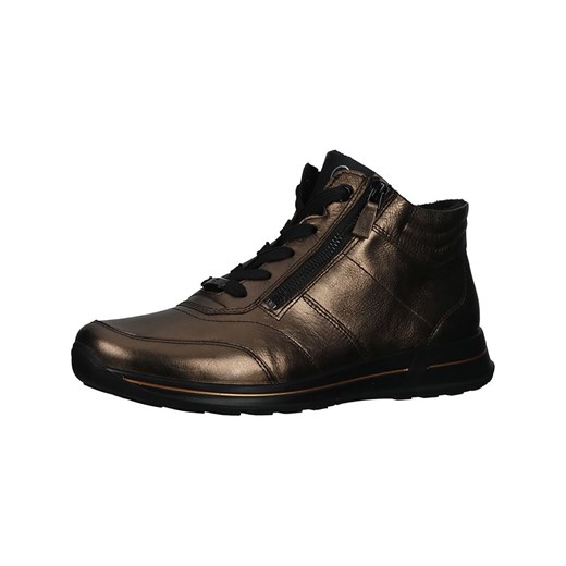 Ara Shoes Skórzane sneakersy w kolorze brązowym ze sklepu Limango Polska w kategorii Buty sportowe damskie - zdjęcie 183905294